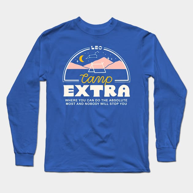 Leo Camp Extra Long Sleeve T-Shirt by Megan Roy